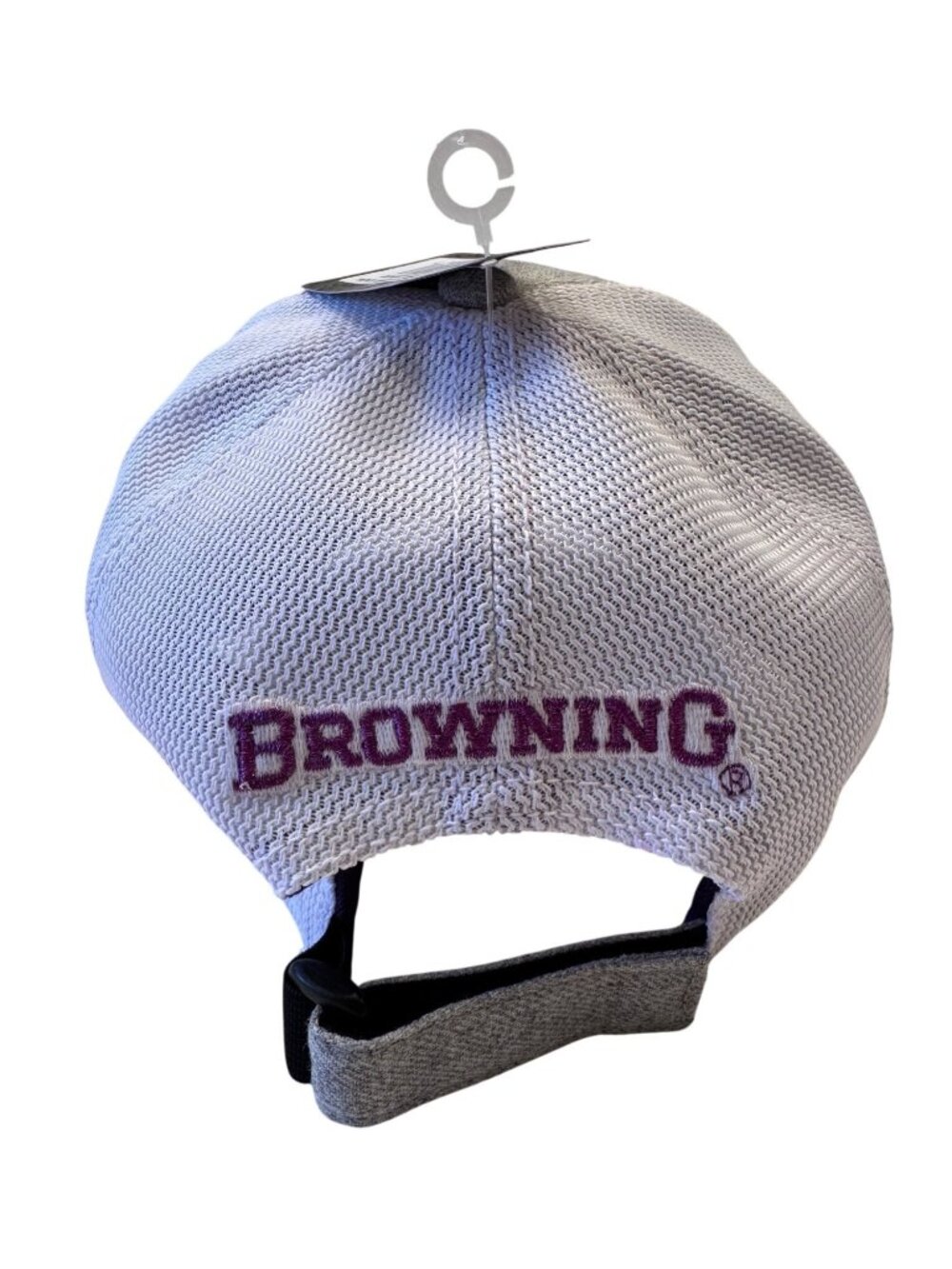 Browning Nadia Baseball Cap Adjustable NWT Gray White Hunting Women's